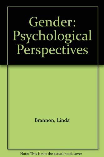 Stock image for Gender: Psychological Perspectives for sale by HPB-Red