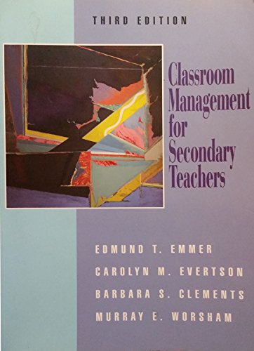 Stock image for Classroom Management For Secondary Teachers for sale by Books Puddle