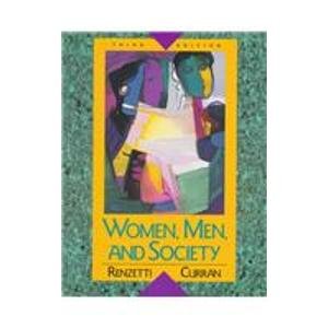 Stock image for Women, Men and Society for sale by Better World Books