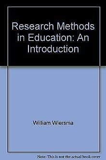 9780205156542: Research Methods in Education: An Introduction