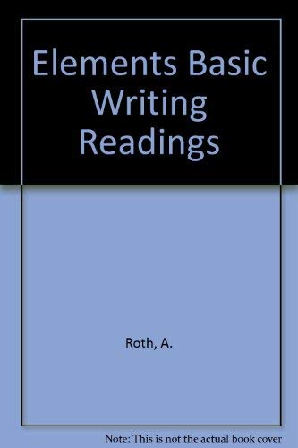 9780205157402: Elements Basic Writing Readings