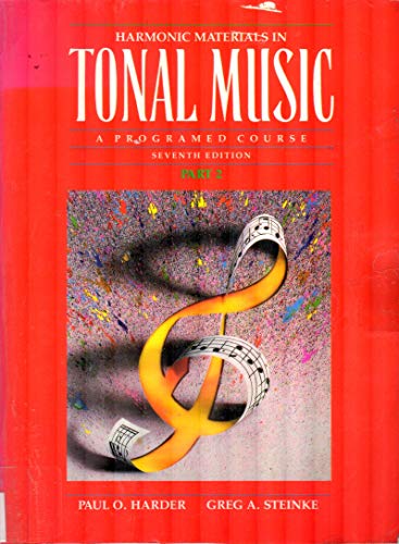 9780205158041: Harmonic Materials Tonal Music Vl 2: A Programed Course