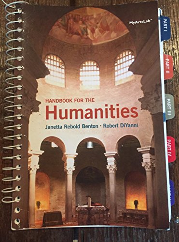 Imagen de archivo de Handbook for the Humanities a la venta por ThriftBooks-Atlanta