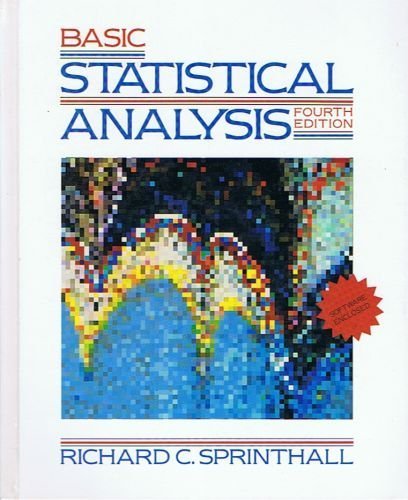 Beispielbild fr Basic Statistical Anaylsis zum Verkauf von Better World Books