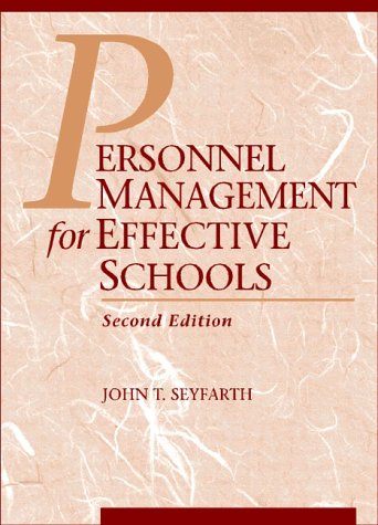 Imagen de archivo de Personnel Management for Effective Schools a la venta por Phatpocket Limited