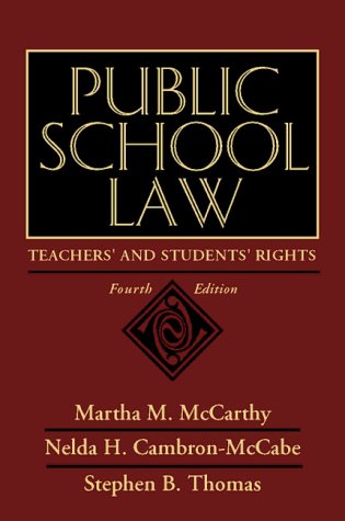 Imagen de archivo de Public School Law: Teachers' and Students' Rights (4th Edition) a la venta por SecondSale