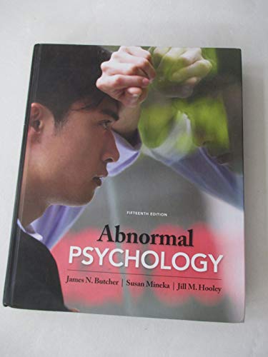 Stock image for Abnormal Psychology Core Concepts for sale by TextbookRush