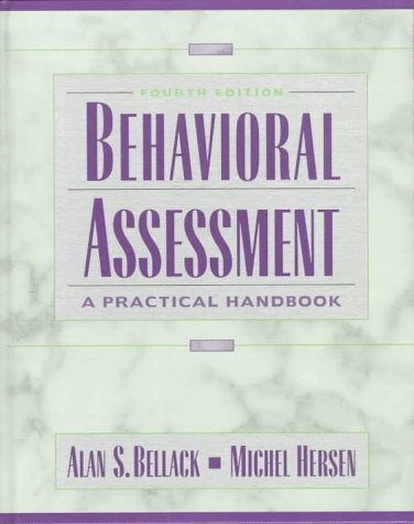 Beispielbild fr Behavioral Assessment : A Practical Handbook zum Verkauf von Better World Books