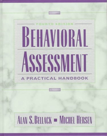 Stock image for Behavioral Assessment : A Practical Handbook for sale by Better World Books