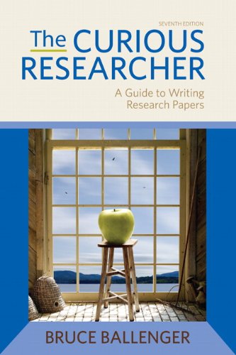 Beispielbild fr The Curious Researcher: A Guide to Writing Research Papers zum Verkauf von Gulf Coast Books