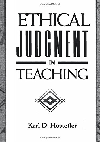 Stock image for Ethical Judgment in Teaching for sale by Wonder Book