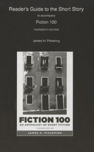 Beispielbild fr Reader's Guide for Fiction 100 : A Anthology of Short Fiction zum Verkauf von Better World Books