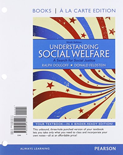 Imagen de archivo de Understanding Social Welfare: A Search for Social Justice, Books a la Carte Plus MyLab Search with eText -- Access Card Package (9th Edition) a la venta por Iridium_Books