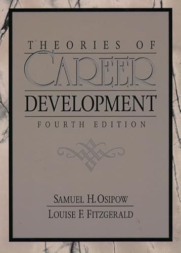 Imagen de archivo de Theories of Career Development a la venta por ThriftBooks-Atlanta