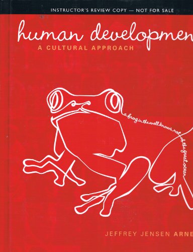 9780205186389: Human Development: A Cultural Approach (Instructor's Review Copy - 2012)