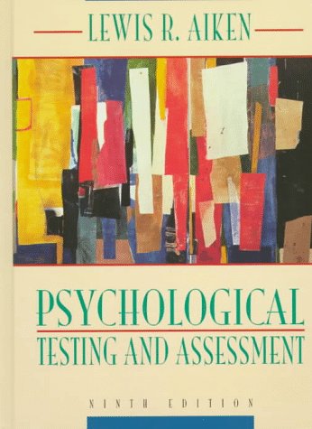 9780205186792: Psychological Testing and Assessment