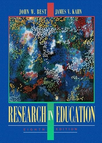 Imagen de archivo de Research in Education a la venta por Better World Books: West