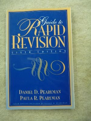 Imagen de archivo de Guide to Rapid Revision a la venta por Thomas F. Pesce'
