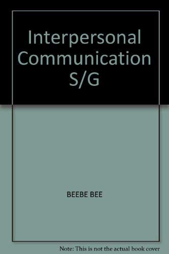 Skillbuilder Workbook for Interpersonal Communication: Relating to Others (9780205189885) by Beebe, Steven A.; Redmond, Mark V.; Beebe, Susan J.