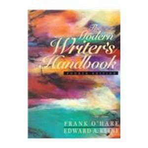 9780205193424: The Modern Writer's Handbook