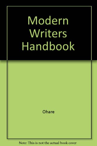 Beispielbild fr The Modern Writer's Handbook zum Verkauf von Wonder Book