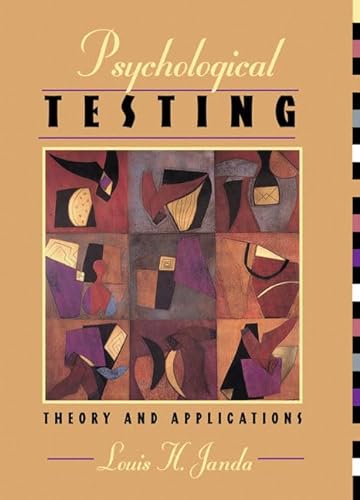 Stock image for Psychological Testing : Theory and Applications for sale by Better World Books