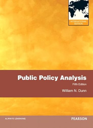 9780205197231: Public Policy Analysis