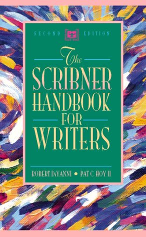 Beispielbild fr The Scribner Handbook for Writers zum Verkauf von Better World Books
