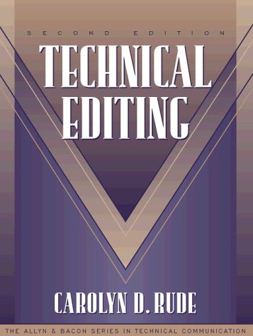 Stock image for Technical Editing for sale by Better World Books