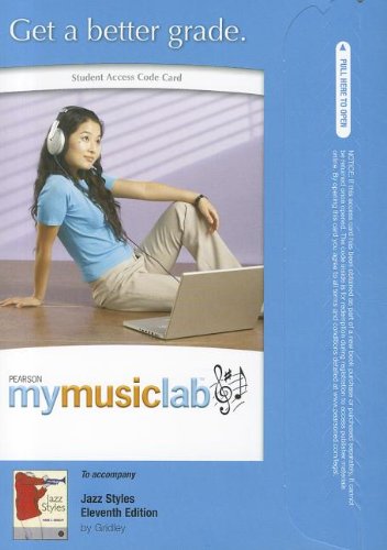 Stock image for MyMusicLab -- Standalone Access Card -- for Jazz Styles (11th Edition) (MyMusicLab (Access Codes)) (NEW!!) for sale by BookHolders