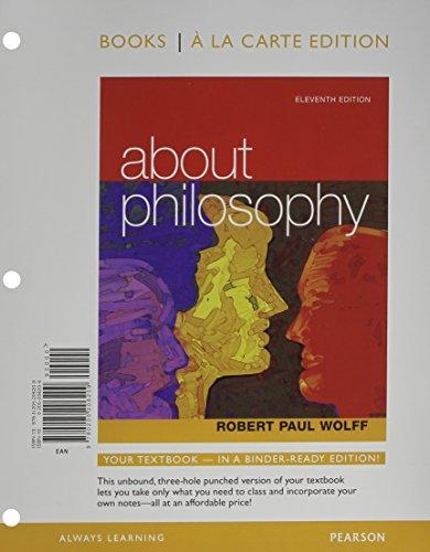 About Philosophy, Books a la Carte Plus MyLab Philosophy with eText-- Access Card Package (9780205206216) by Wolff, Robert