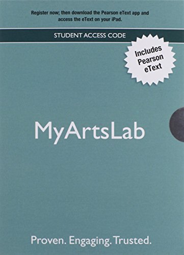 NEW MyLab Arts with Pearson eText -- Valuepack Access Card (9780205206568) by Pearson Education