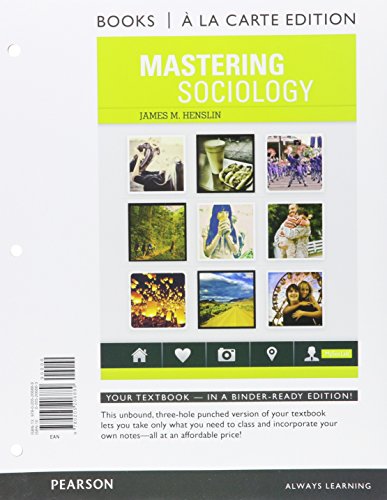 Stock image for Mastering Sociology, Books a la Carte Edition for sale by HPB-Red
