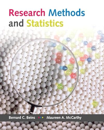 Research Methods and Statistics (9780205208289) by Beins, Bernard C.; McCarthy, Maureen A.