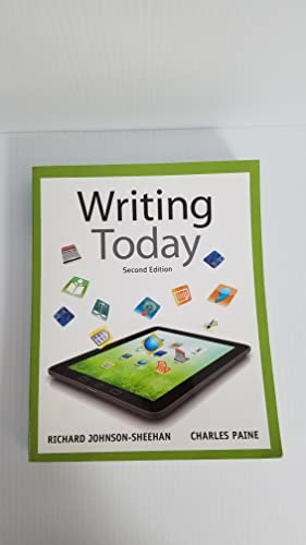 Imagen de archivo de Writing Today (2nd Edition) a la venta por SecondSale