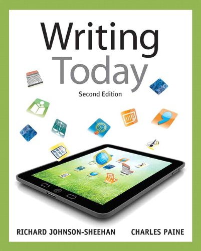 Stock image for Writing Today (2nd Edition) for sale by SecondSale
