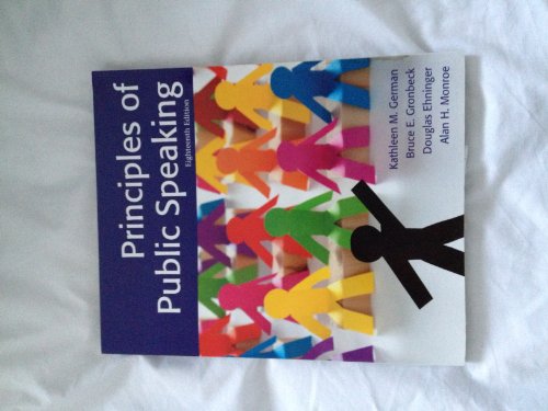 9780205211845: Principles of Public Speaking: United States Edition