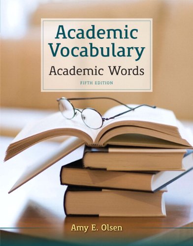 Beispielbild fr Academic Vocabulary : Academic Words zum Verkauf von Better World Books: West