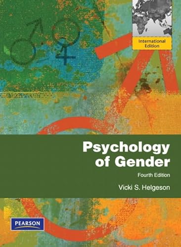 Imagen de archivo de Psychology of Gender: International Edition, 4e a la venta por Reuseabook