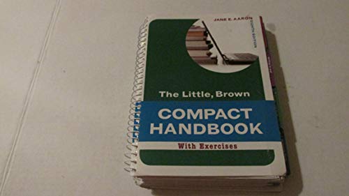 Imagen de archivo de The Little, Brown Compact Handbook with Exercises (8th Edition) (Aaron Little, Brown Franchise) a la venta por Gulf Coast Books