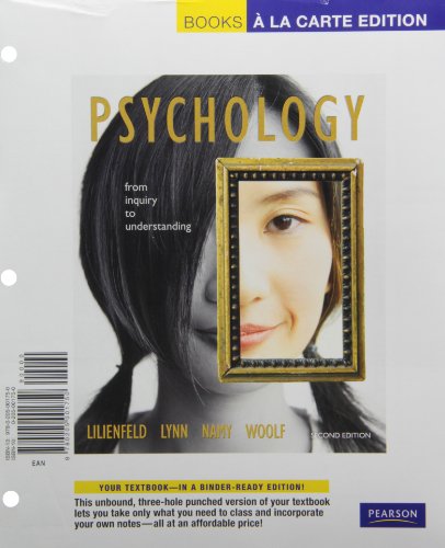 9780205218233: Psychology: From Inquiry to Understanding [With Access Code] (Books a la Carte)