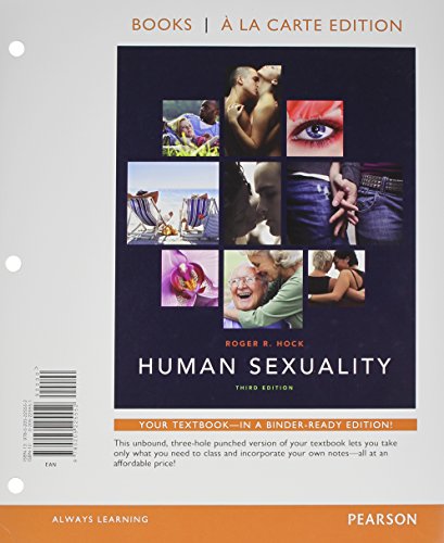 Beispielbild fr Human Sexuality: Books a La Carte Edition zum Verkauf von HPB-Red