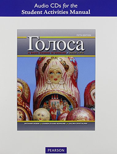 Book Two Plus Student Activities Manual A Basic Course in Russian Golosa
