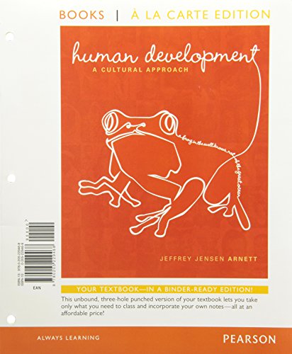 Stock image for Human Development: A Cultural Approach, Books a la Carte Edition for sale by GoldBooks