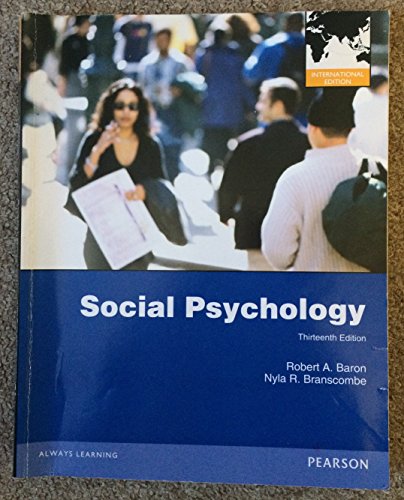 Beispielbild fr Social Psychology: International Edition zum Verkauf von WorldofBooks