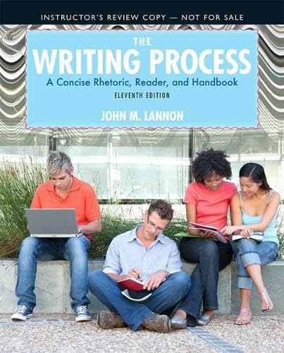 9780205238262: The Writing Process (Instructors Edition)