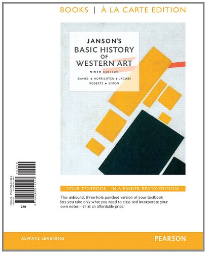 9780205242818: Janson's Basic of History of Western Art, Books a la Carte Edition