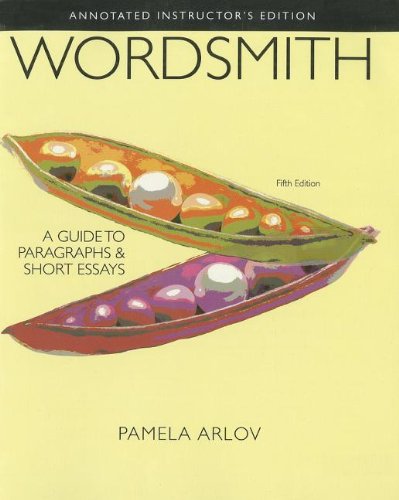 Beispielbild fr Wordsmith: A Guide to Paragraphs and Short Essays zum Verkauf von New Legacy Books