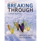 Imagen de archivo de Breaking Through: College Reading (Annotated Instructor's Edition) a la venta por BookHolders