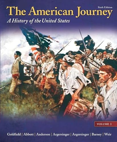9780205245932: The American Journey: A History of the United States